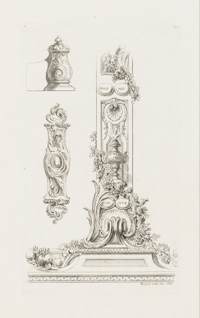 Design of Fragments of the Border by Juste Aurèle Meissonnier